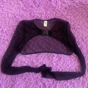 Buckled Down Sleeve Crop Top